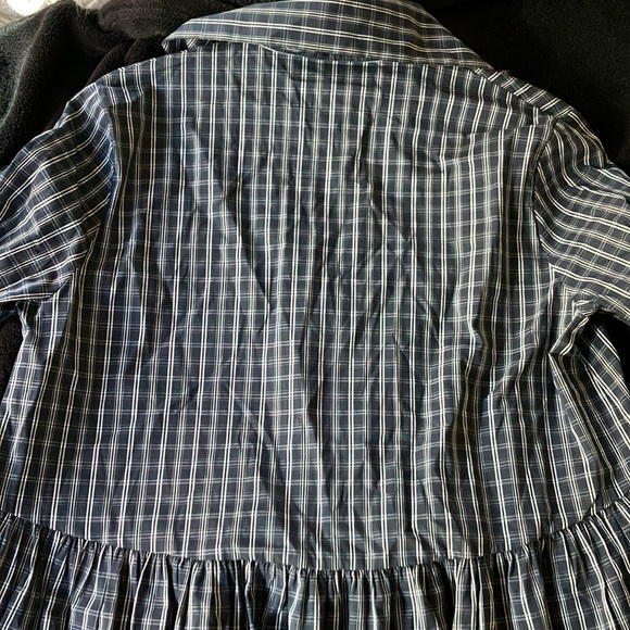 Tibi striped plaid babydoll dress - Size 0 - Picture 7 of 8